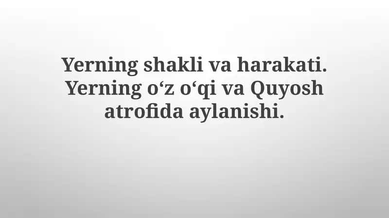Yerningshaklivaharakati 1