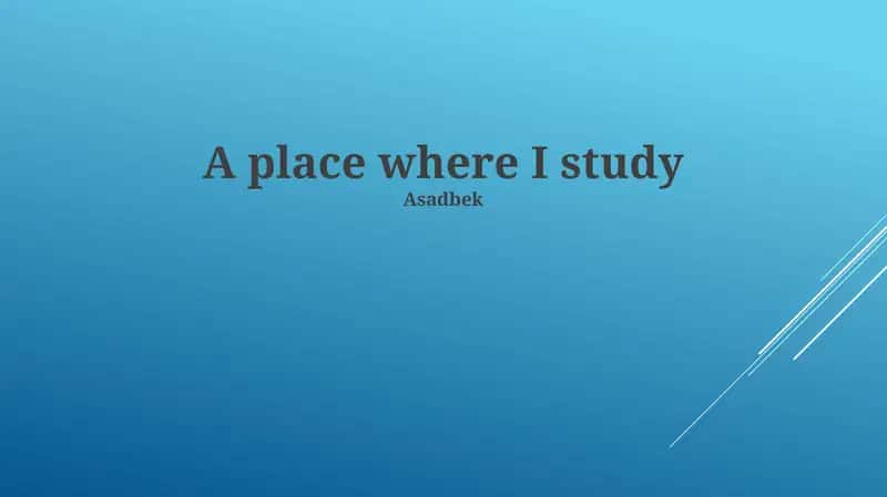 The Ideal Study Environment 1