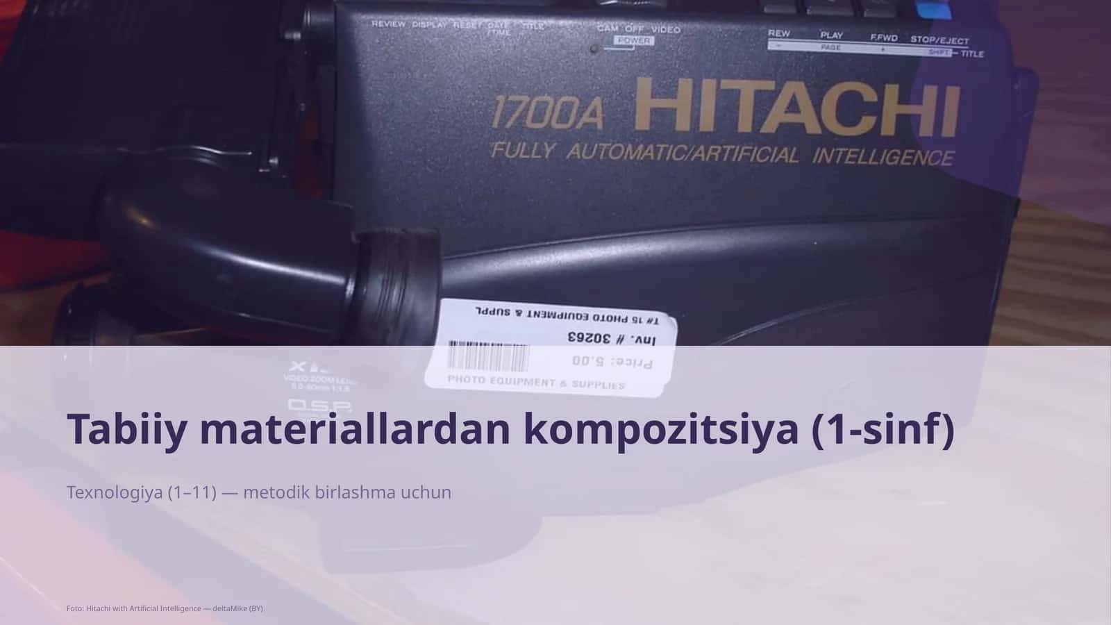 Tabiiy materiallardan kompozitsiya (1-sinf) 1