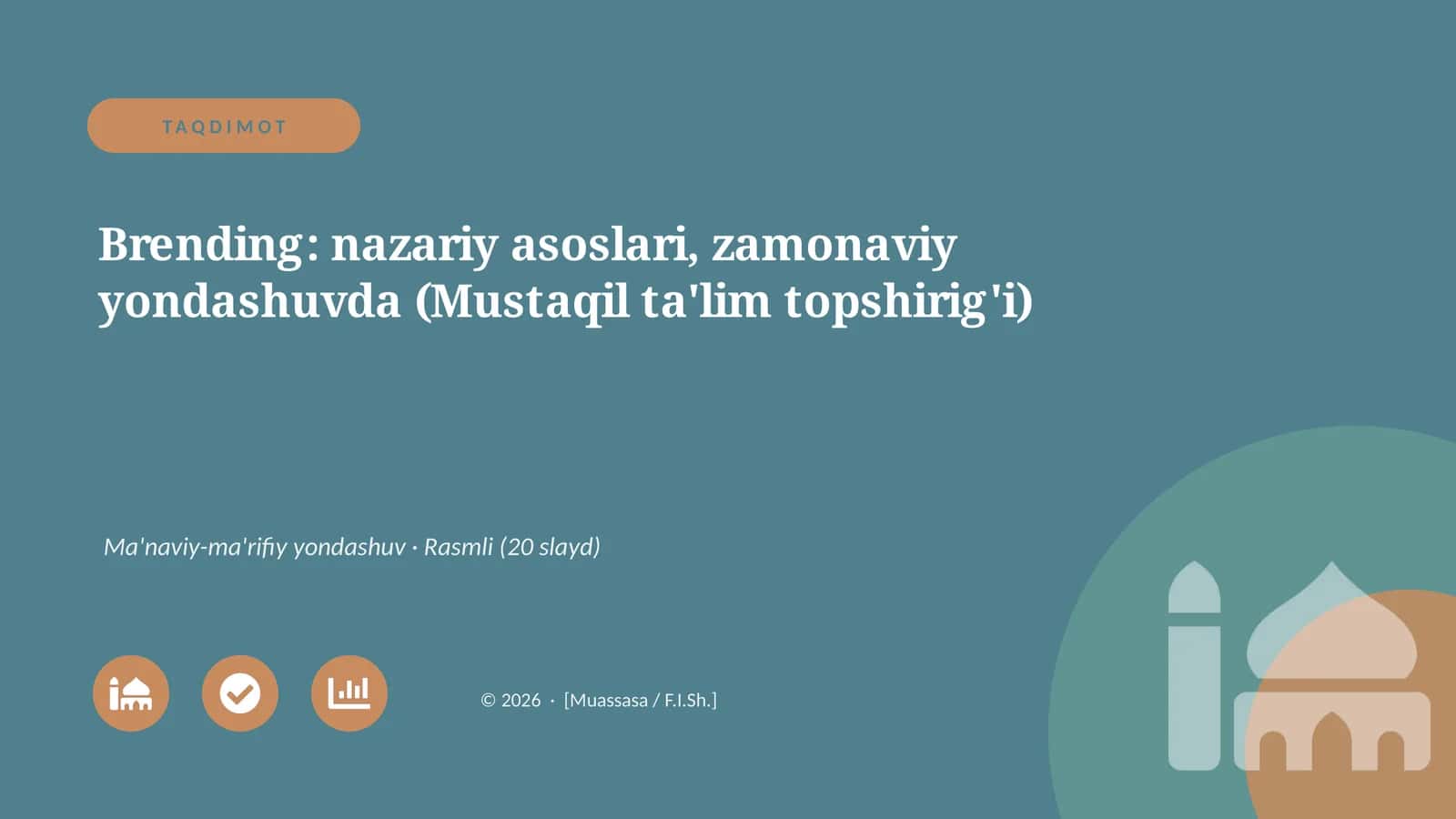 Brending: nazariy asoslari, zamonaviy yondashuvda 1