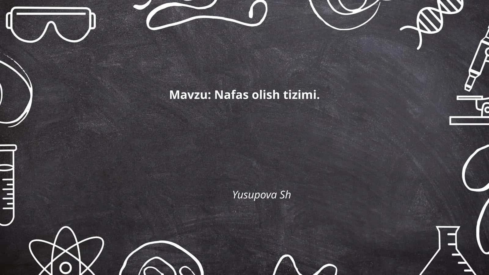 Nafas olish tizimi 1