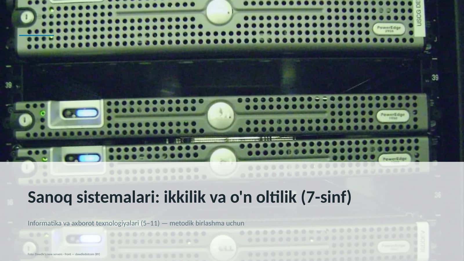 Informatika va axborot texnologiyalari (5– 11) 1