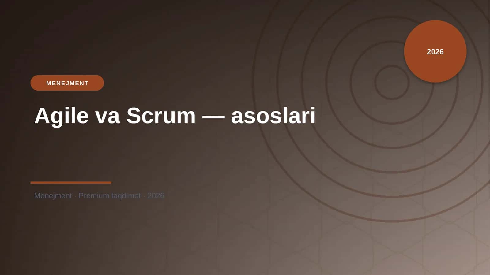 Agile va Scrum — asoslari 1