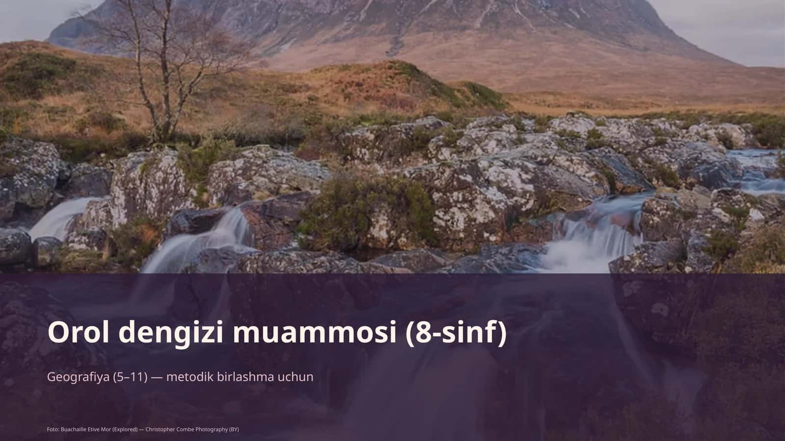 Orol dengizi muammosi (8-sinf) 1
