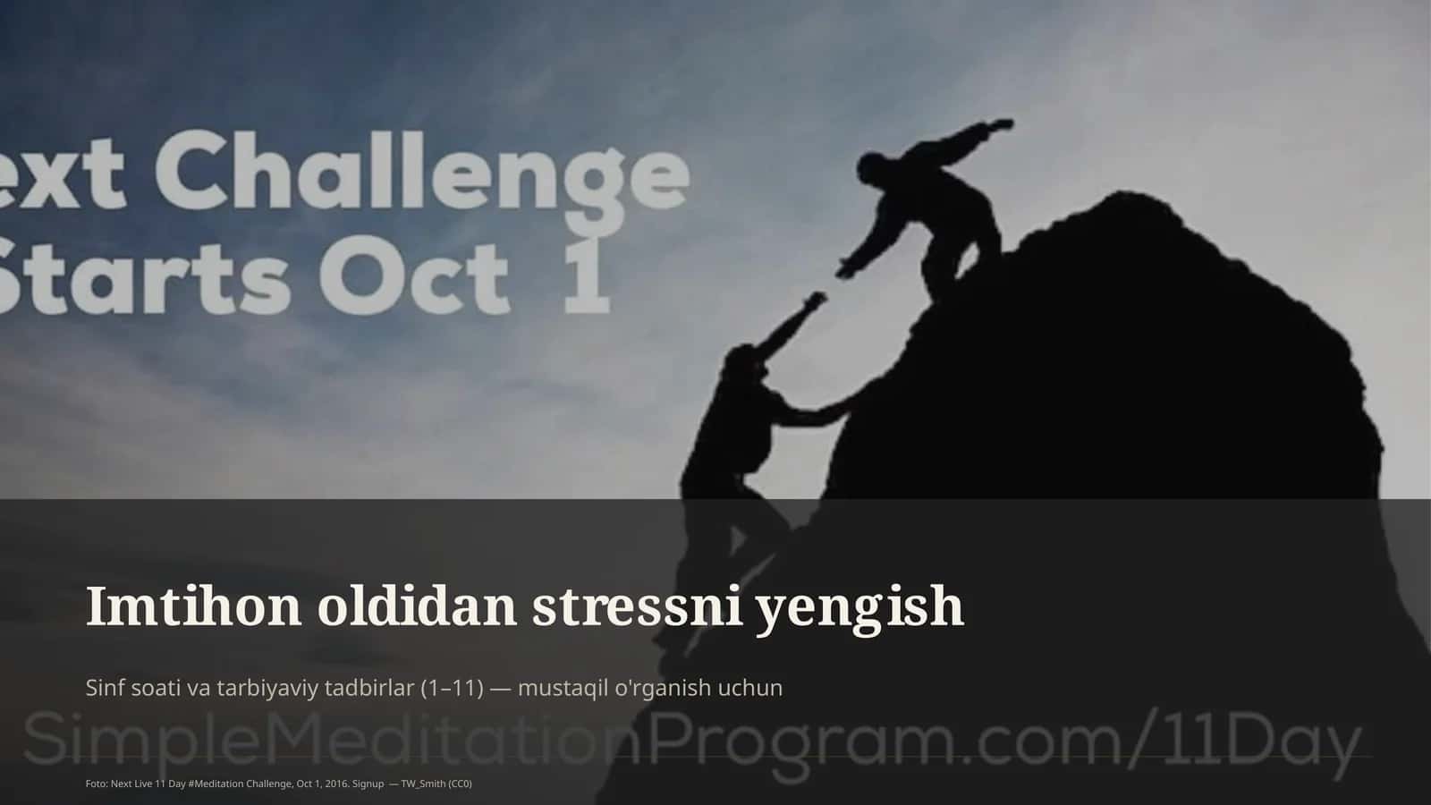 Stressni yengish metodlari 1