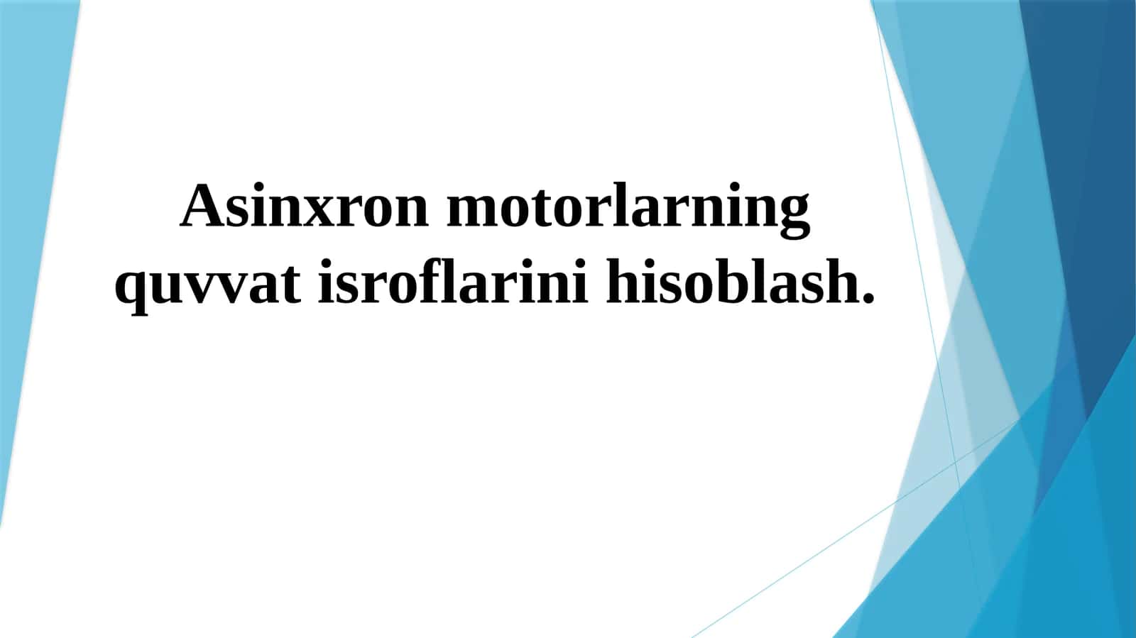 Asinxronmotorlar 1