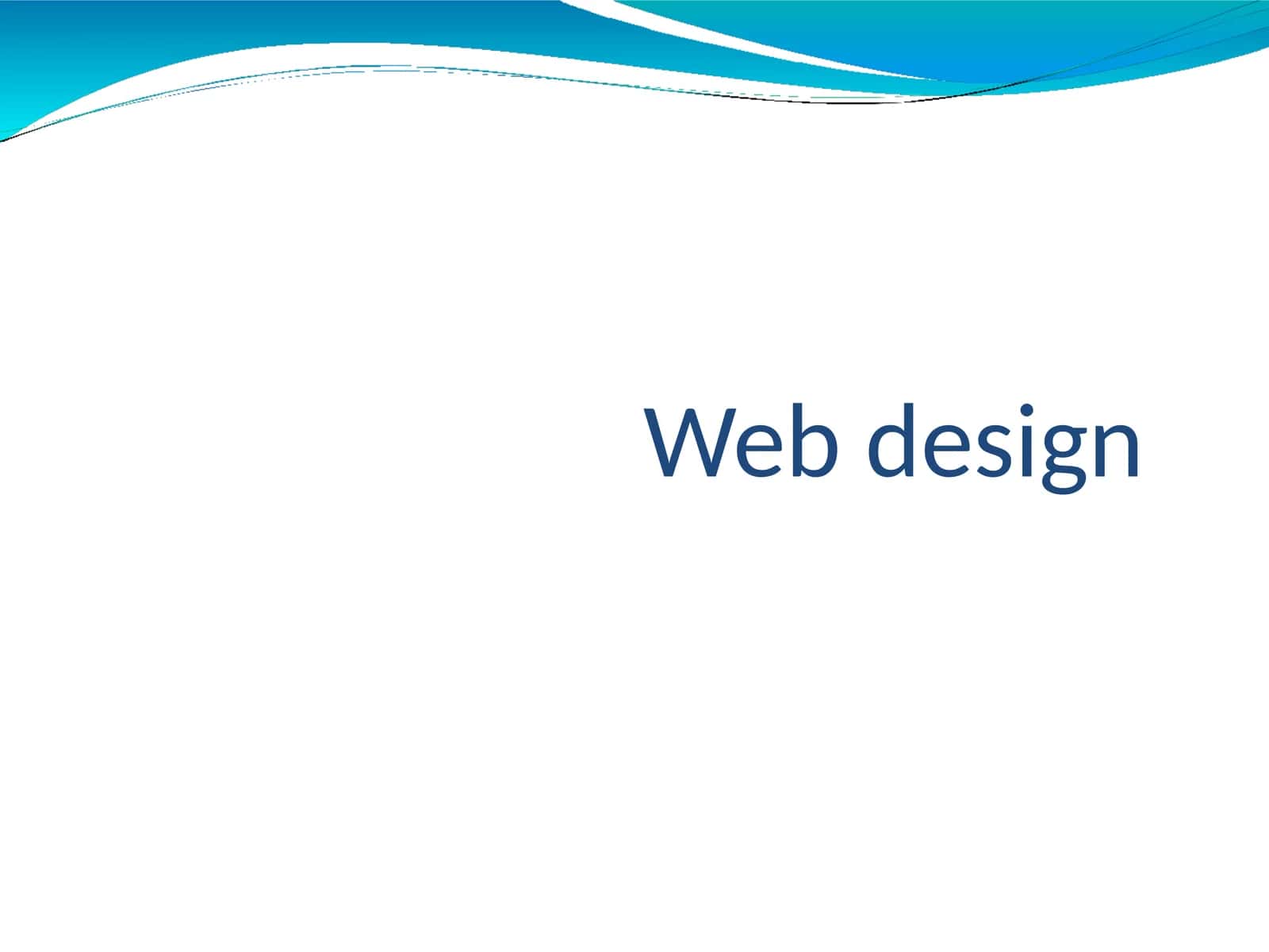 WEB  DESIGN 1