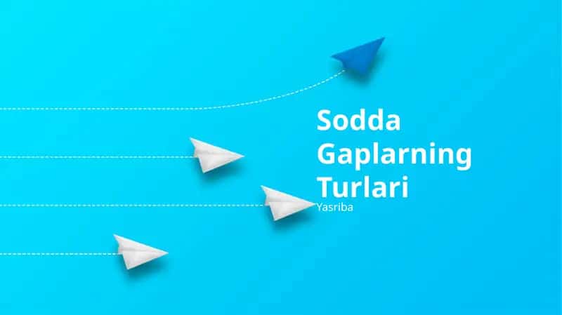 Sodda Gaplarning Turlari 1