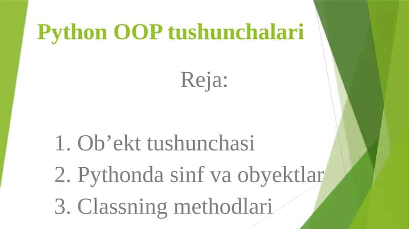 PythonOOPtushunchalari 1