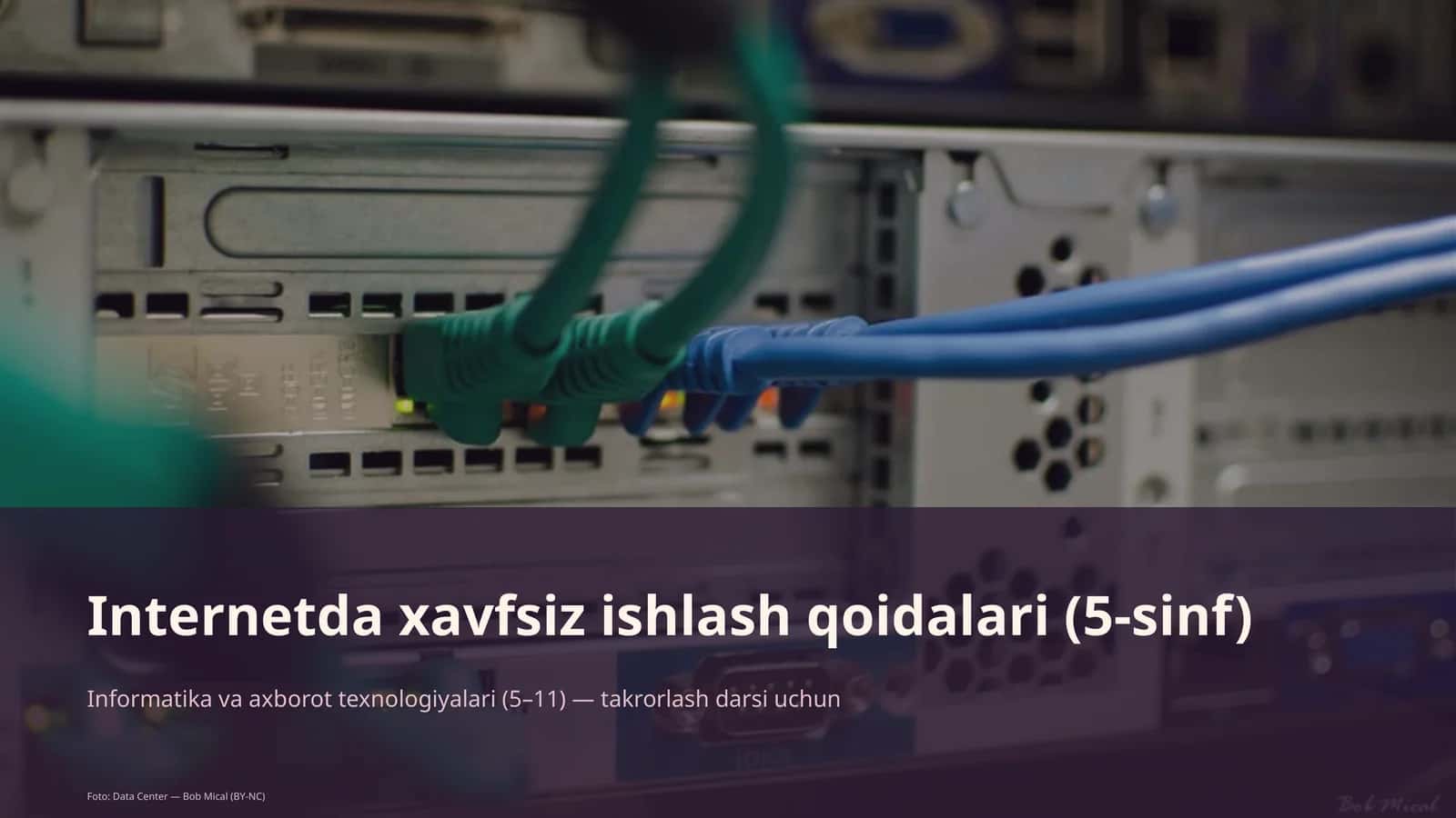 Internetda xavfsiz ishlash qoidalari (5-sinf) 1