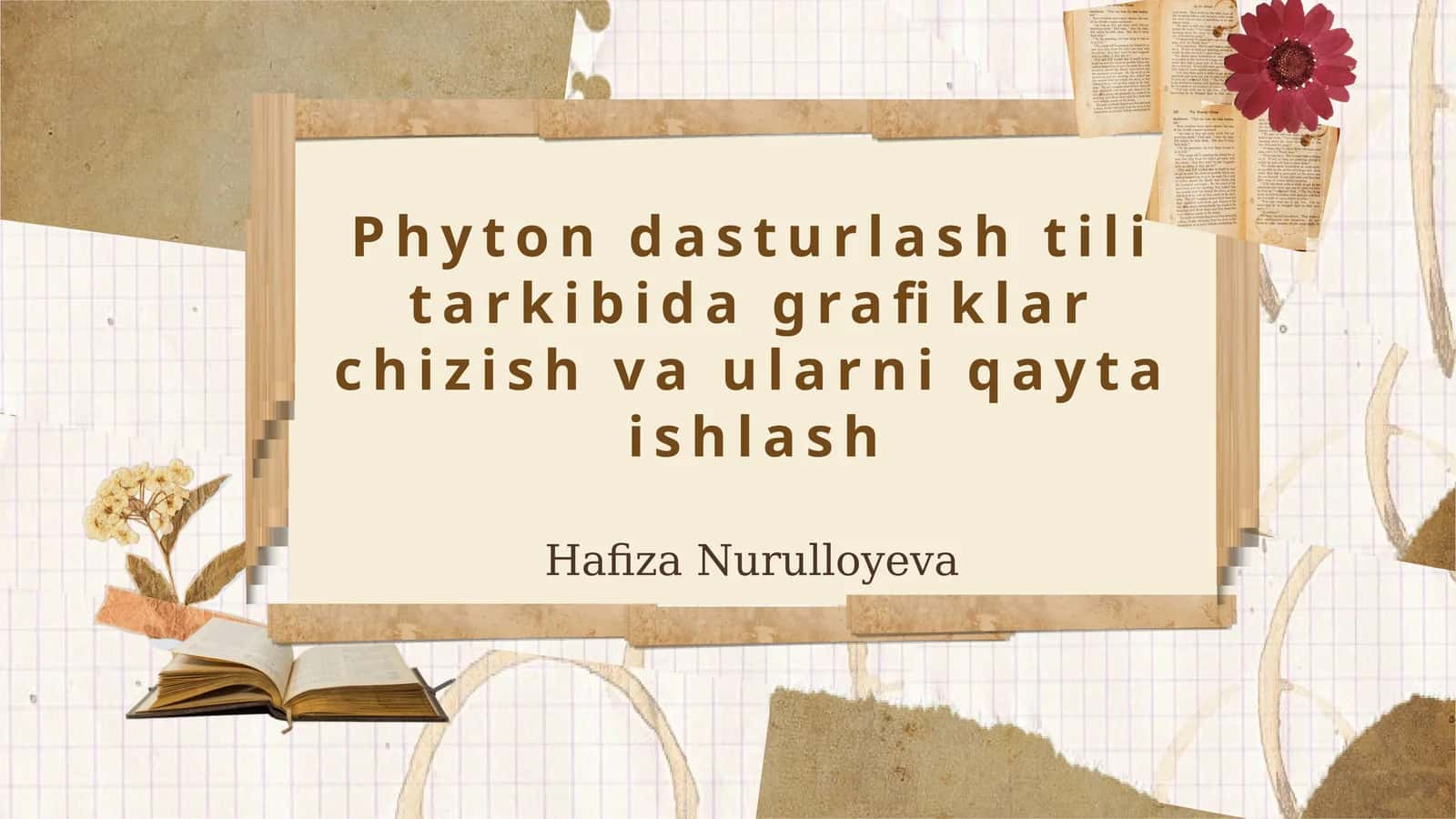 Python-da Grafiklarni Chizish va Qayta Ishlash 1