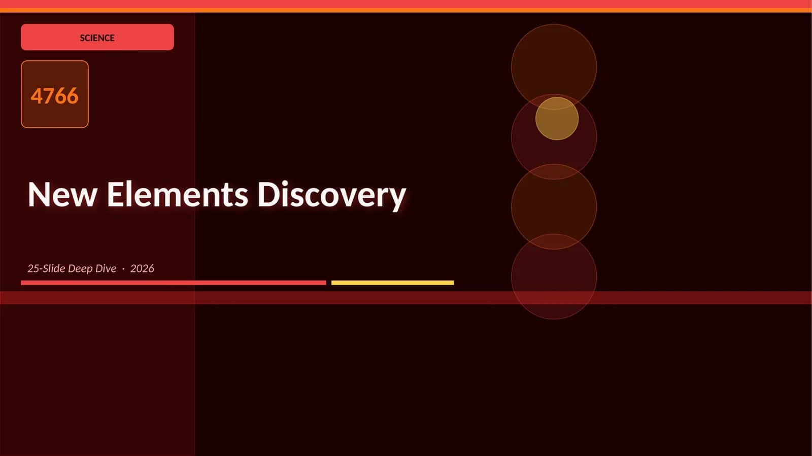 New Elements Discovery 1