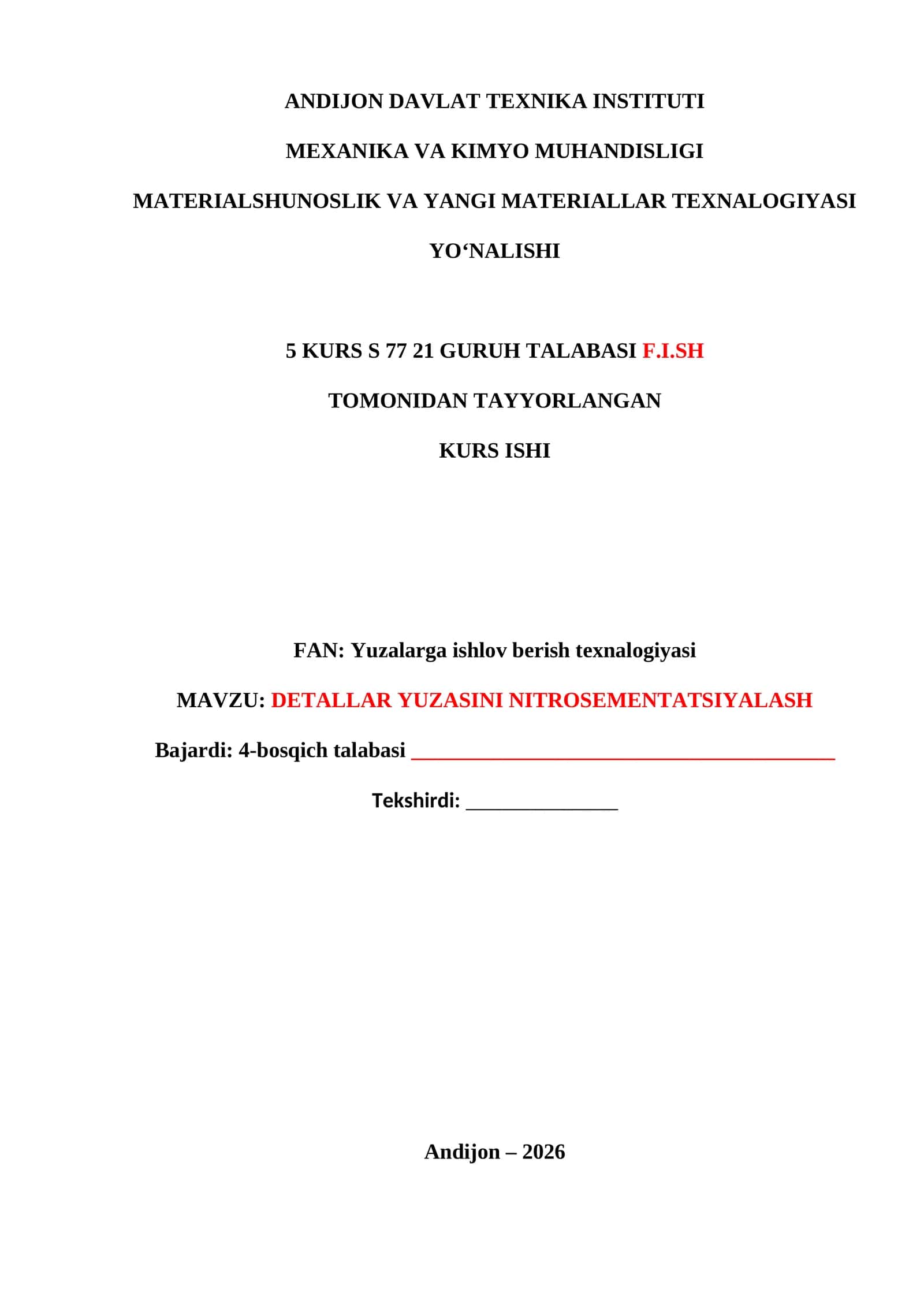 DETALLAR YUZASINI NITROSEMENTATSIYALASH 1