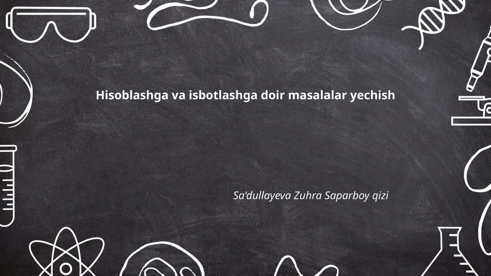 Hisoblashning asosiy qoidalari 1