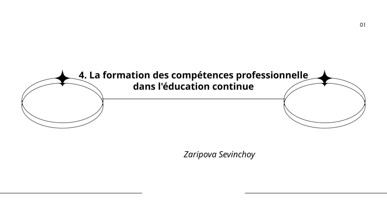 La formation des compétences professionnelle dans l'éducation continue 1
