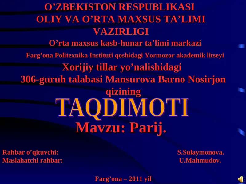 Parij 1