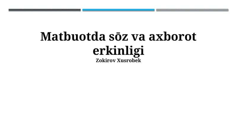 Tarixiy istiqbollar 1