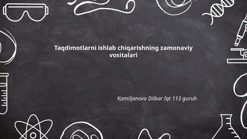 Taqdimotlarni ishlab chiqarishning zamonaviy vositalari 1