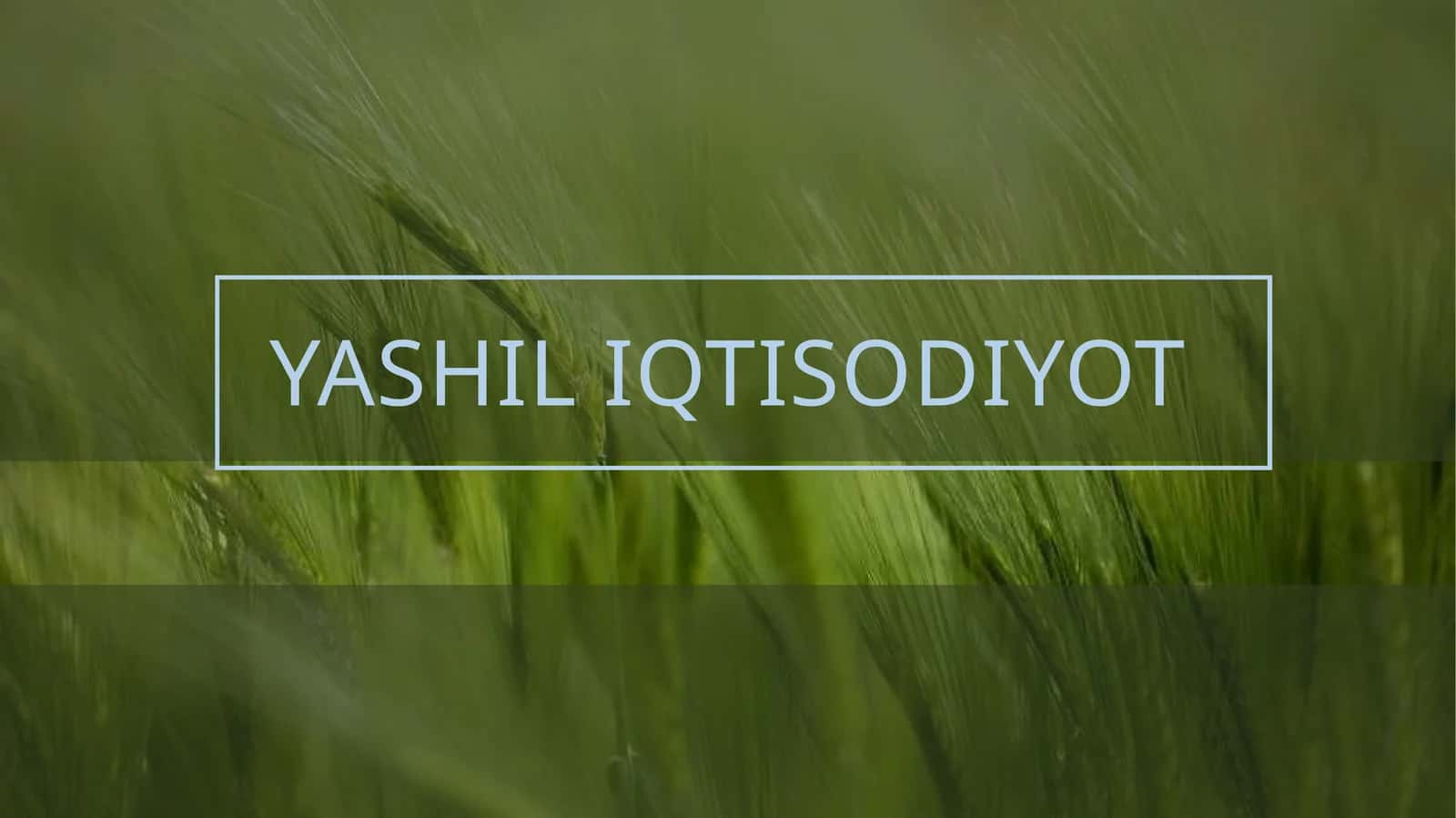 Yashiliqtisodiyot 1