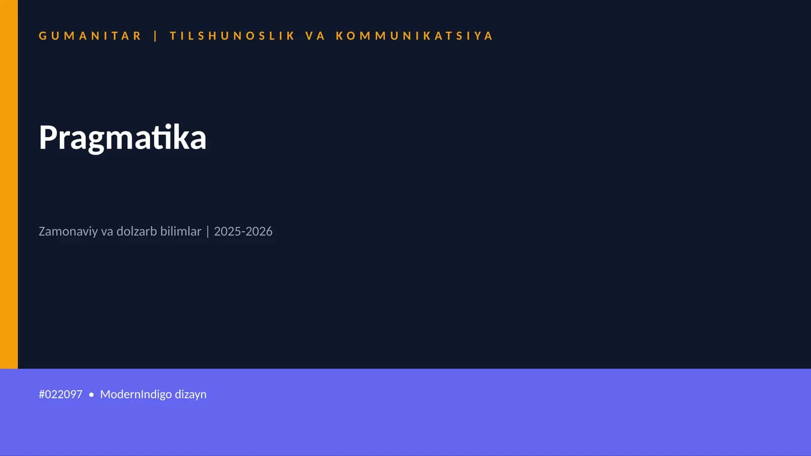 Pragmatika 1