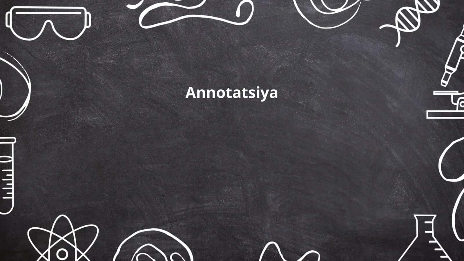 Annotatsiya 1