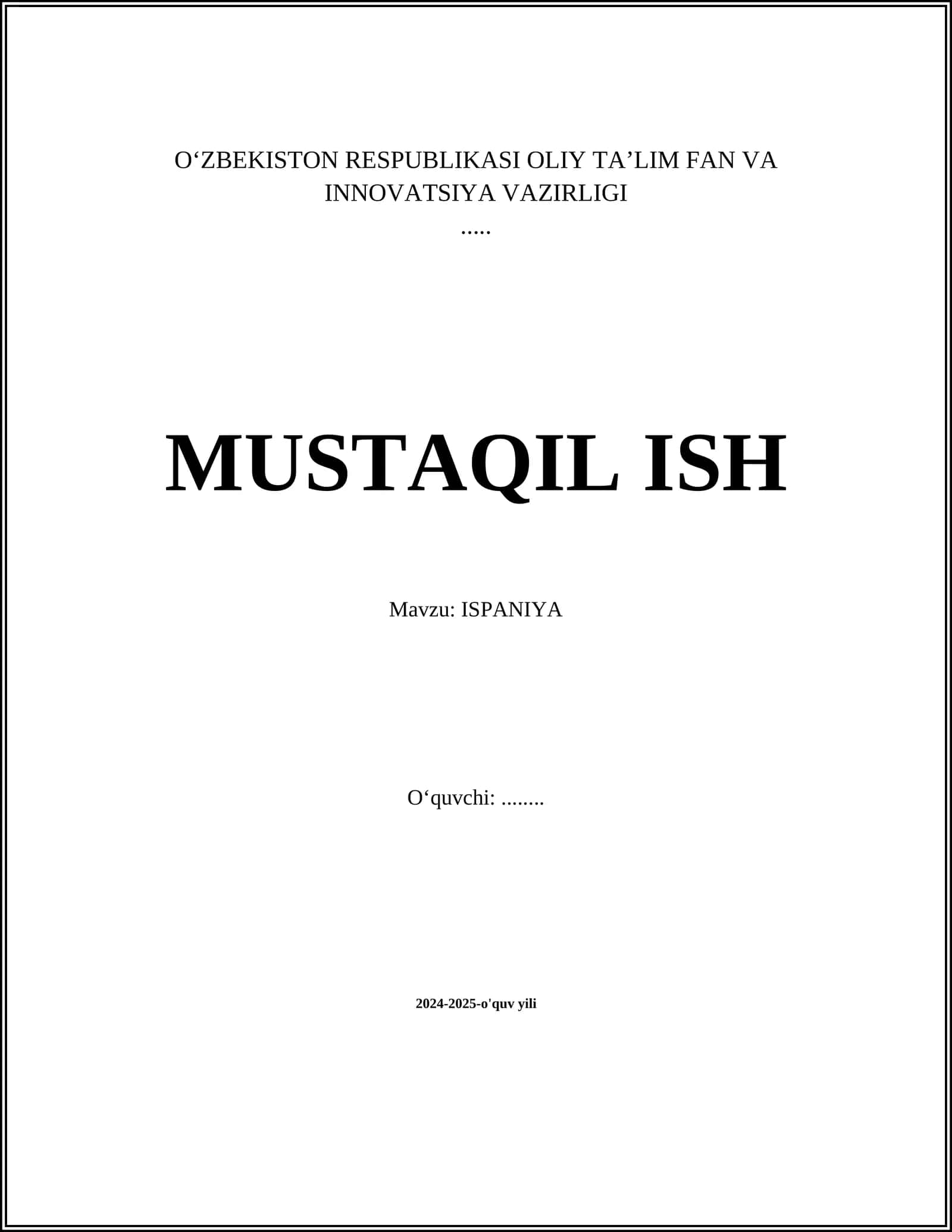 ISPANIYA 1