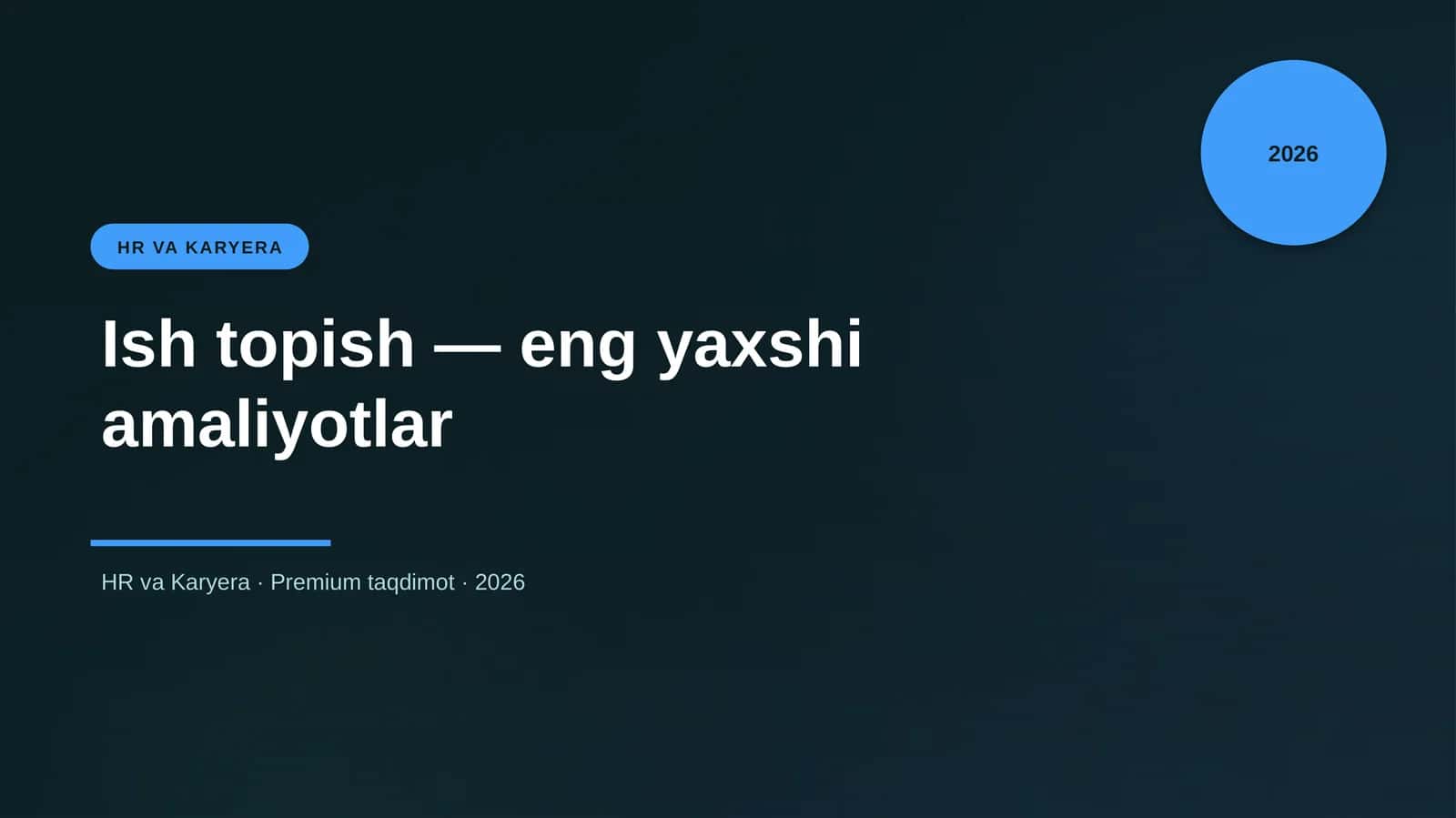 Ish topish — eng yaxshi amaliyotlar 1