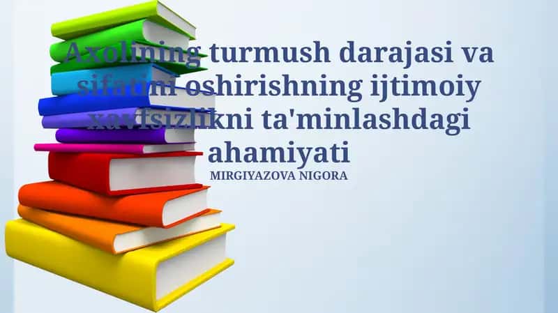 Ijtimoiy Ta'minot 1