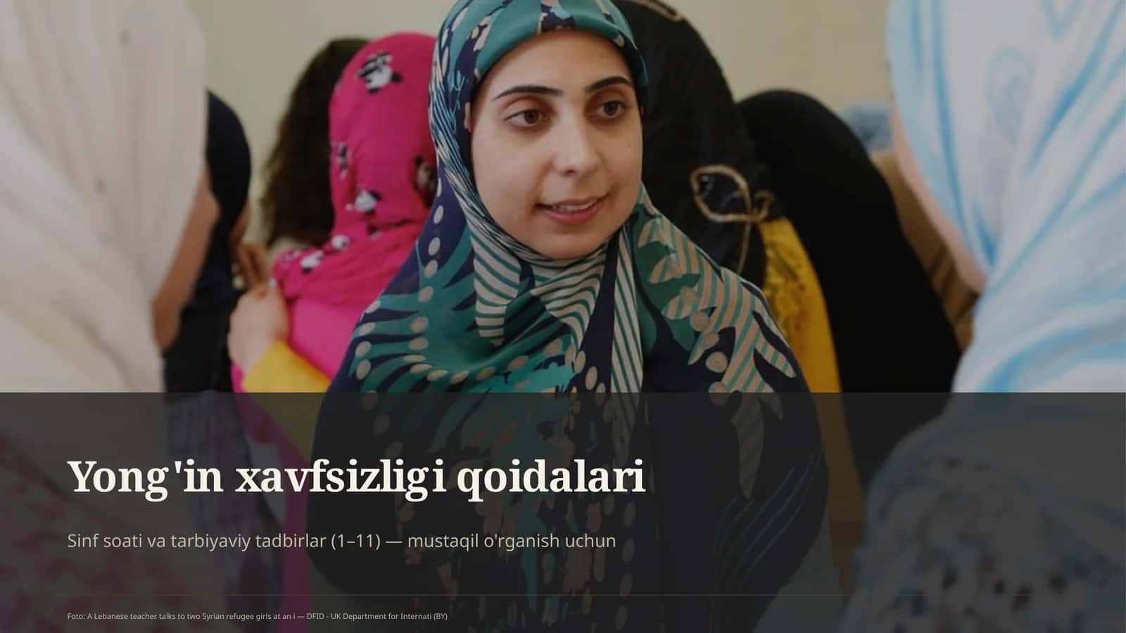 Yong'in xavfsizligi qoidalari 1