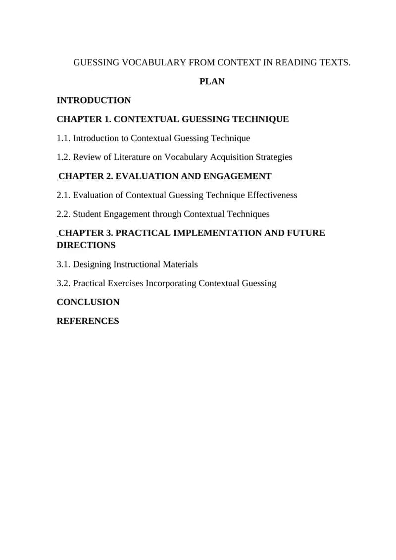 Contextual Guessing Technique 1