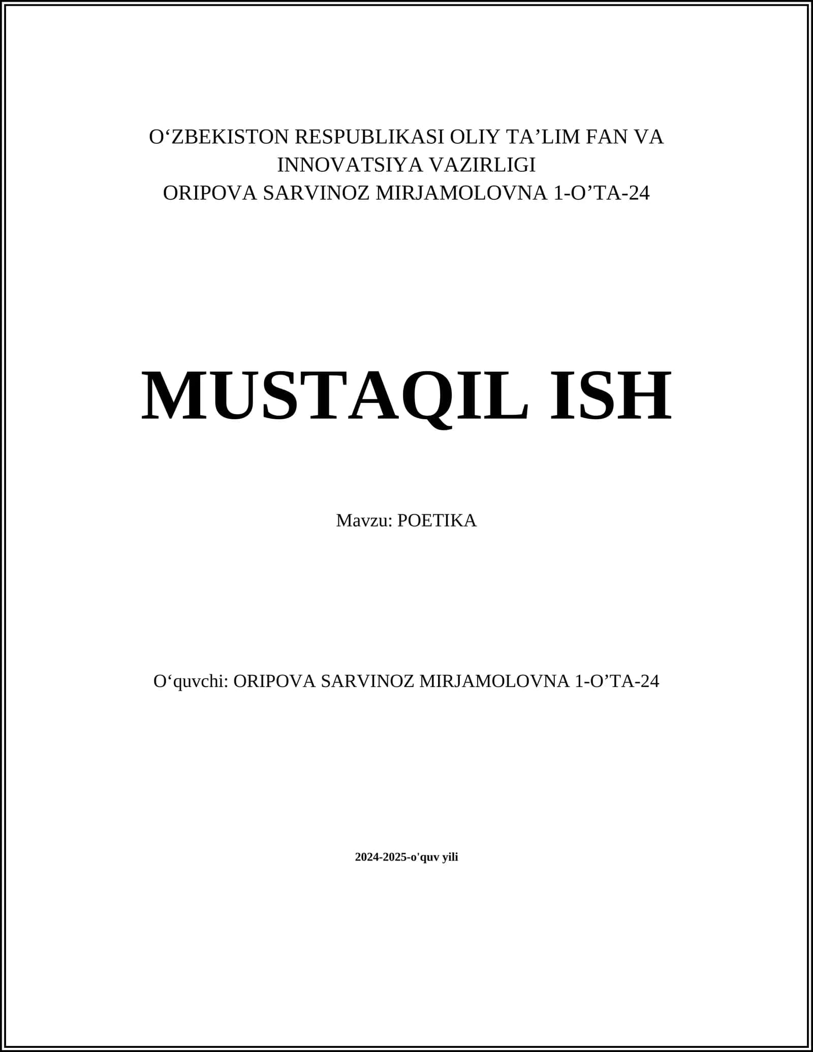 Poetika 1