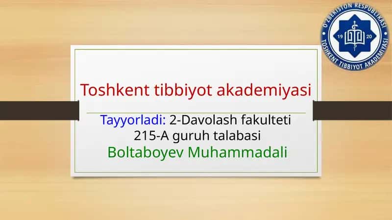 Go'dakning terisi 1