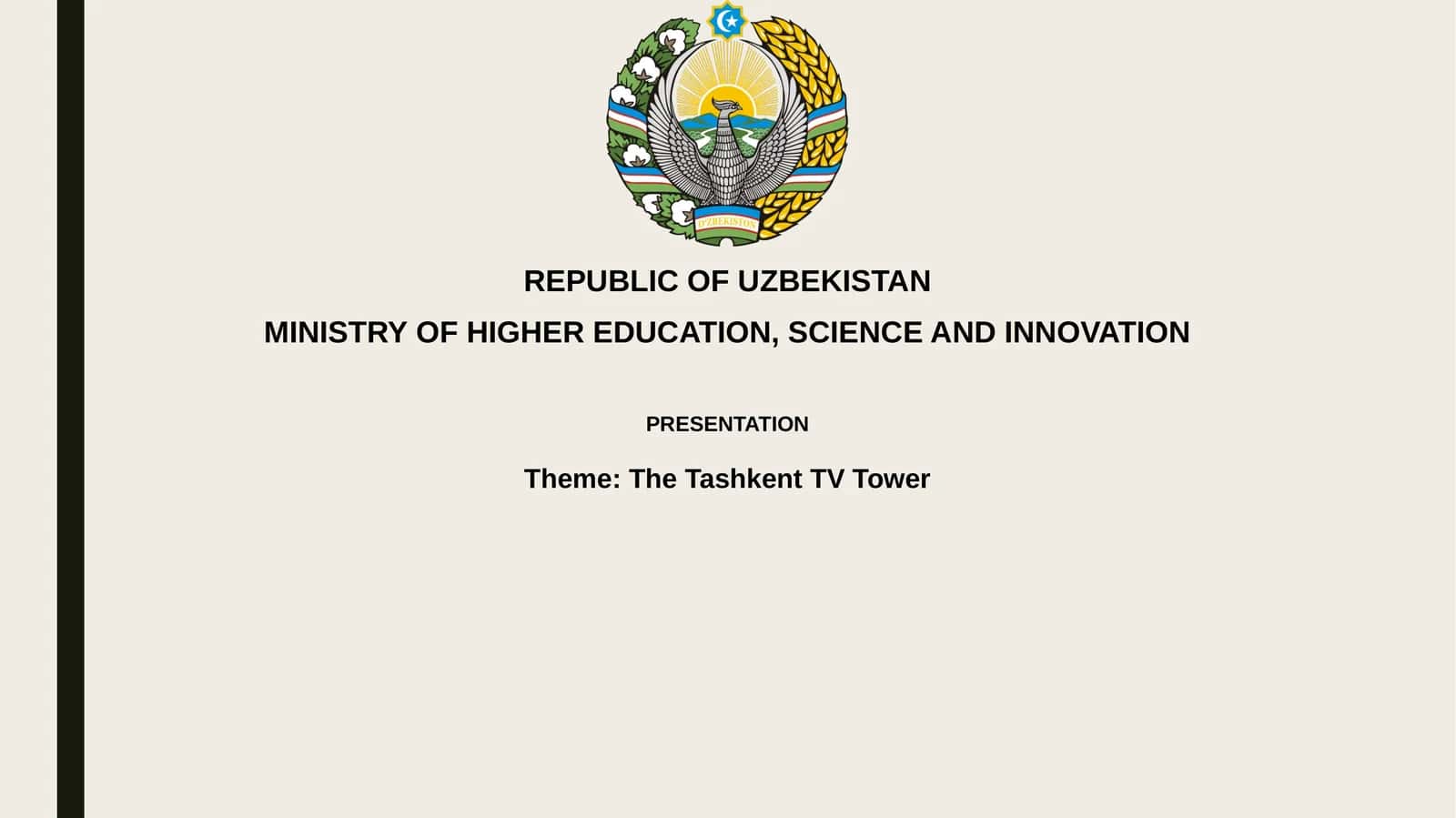 The Tashkent TV Tower 1