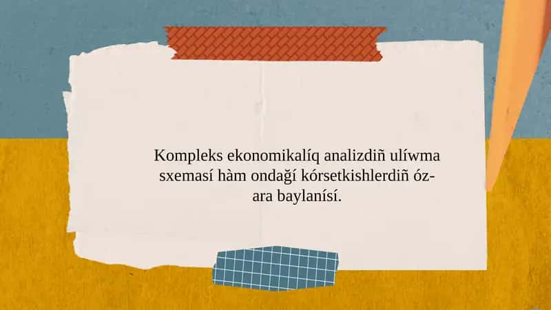Kompleks ekonomikalıq analiz 1