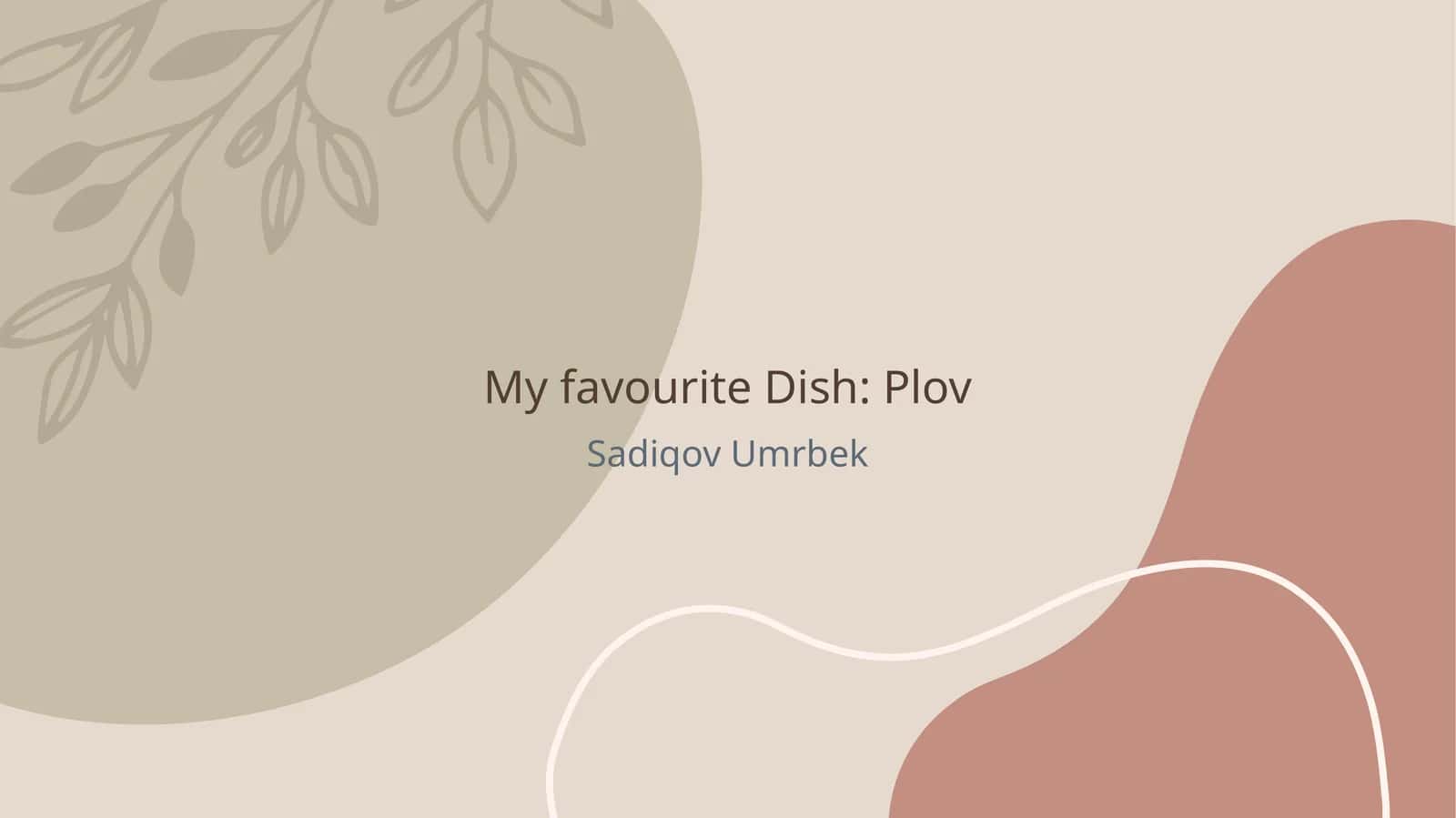 Plov 1