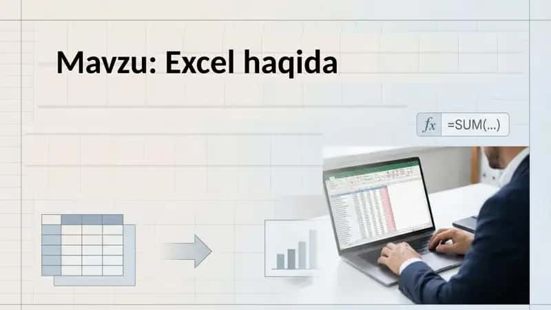 Excel haqida 1