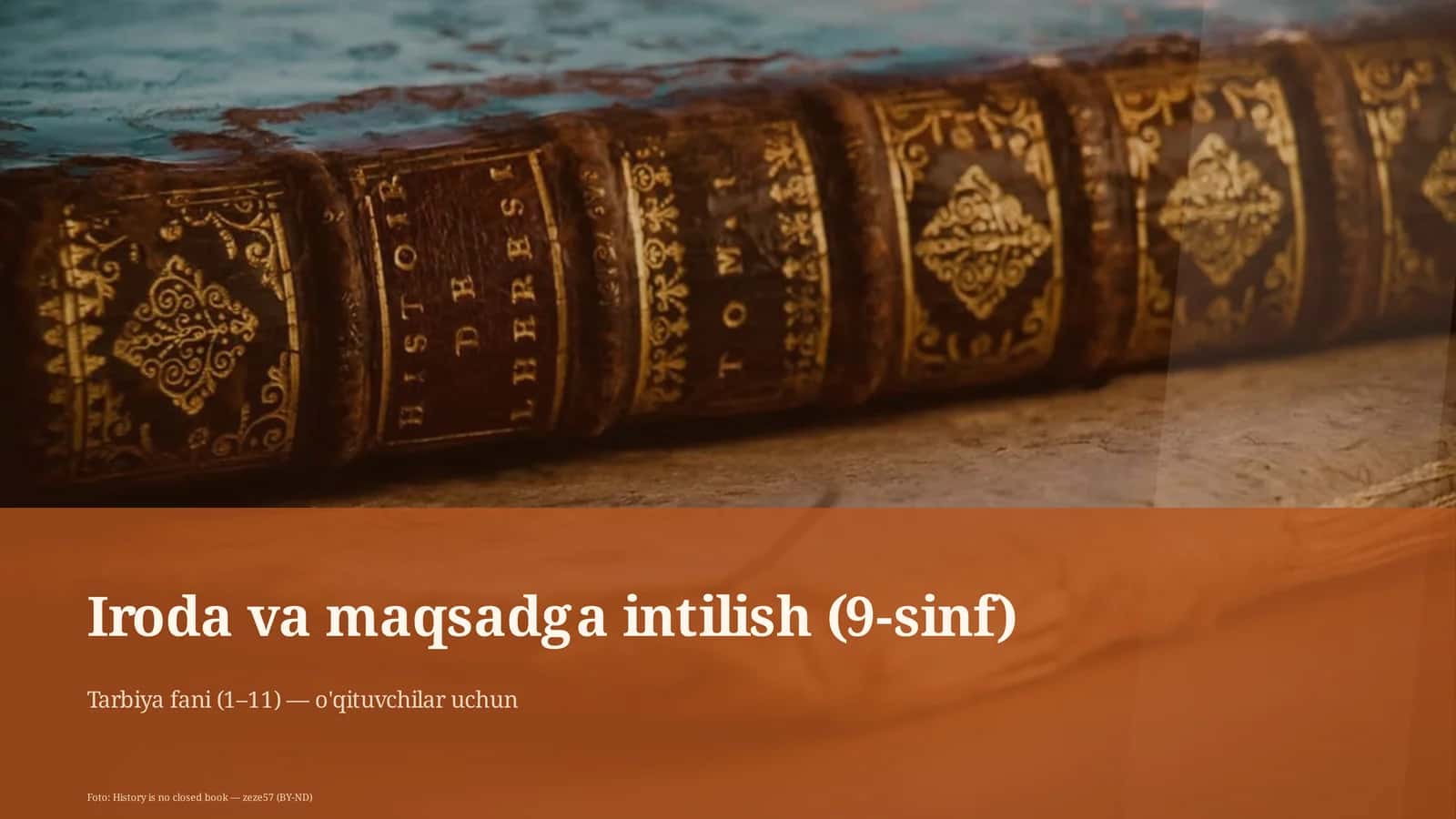 Iroda va maqsadga intilish (9-sinf) 1