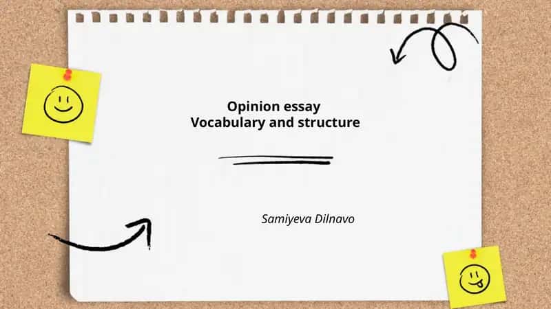 Opinion essay 1