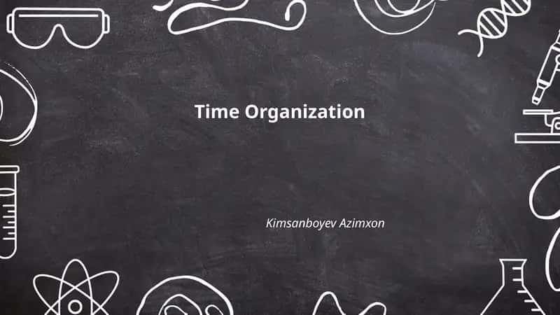 Time Organization 1