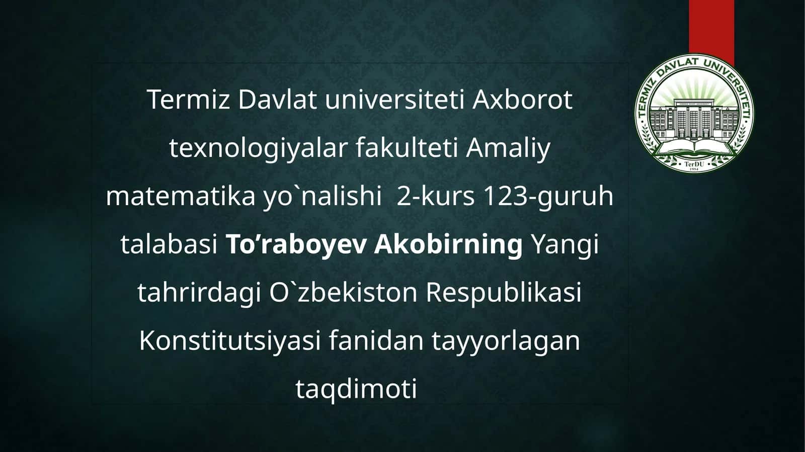Mahalliy davlat hokimiyati organlari tizimi va vazifasi 1