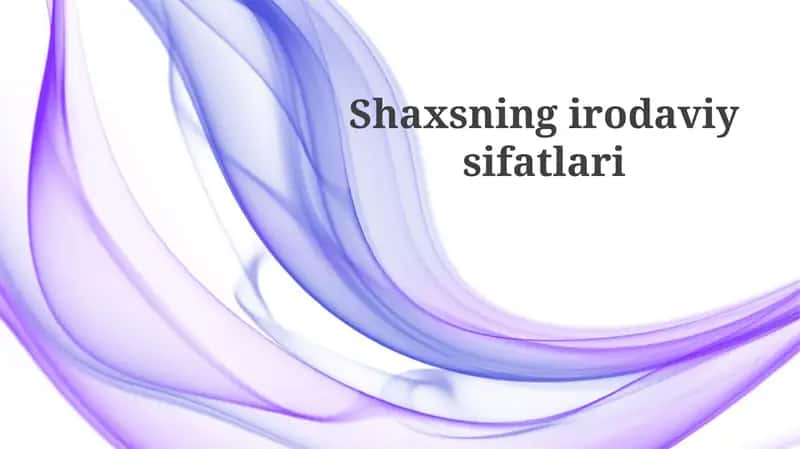 Irodaviy sifatlari 1