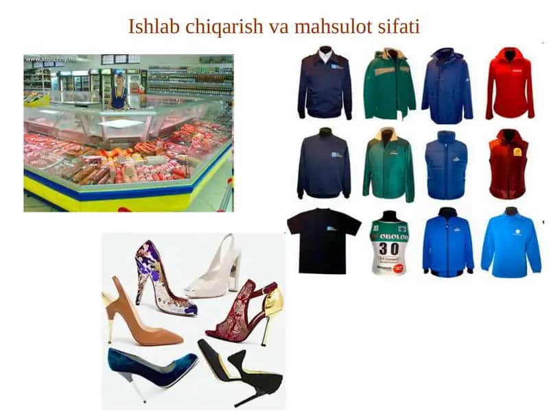 Ishlab chiqarish va mahsulot sifati 1
