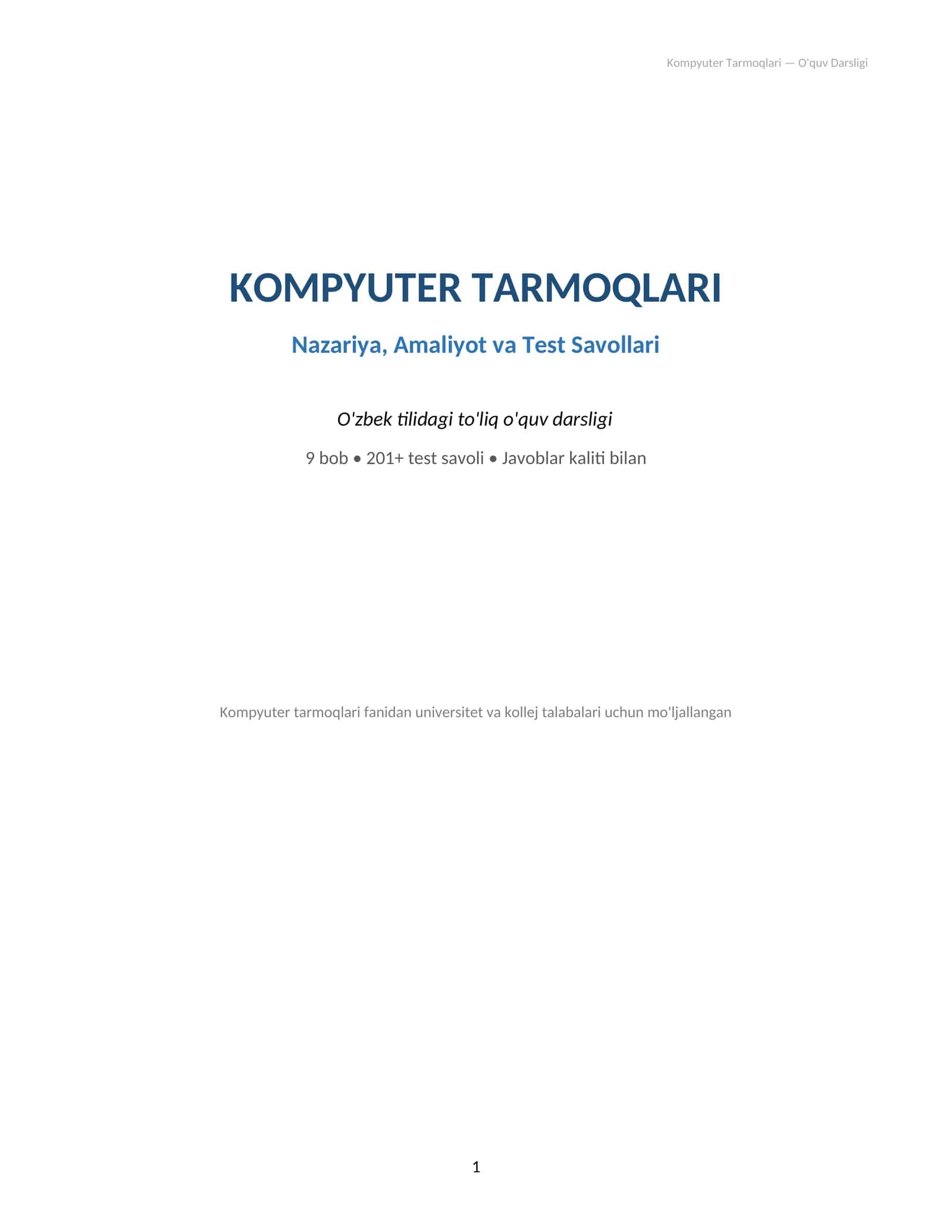 Kompyuter_Tarmoqlari_Darslik 1