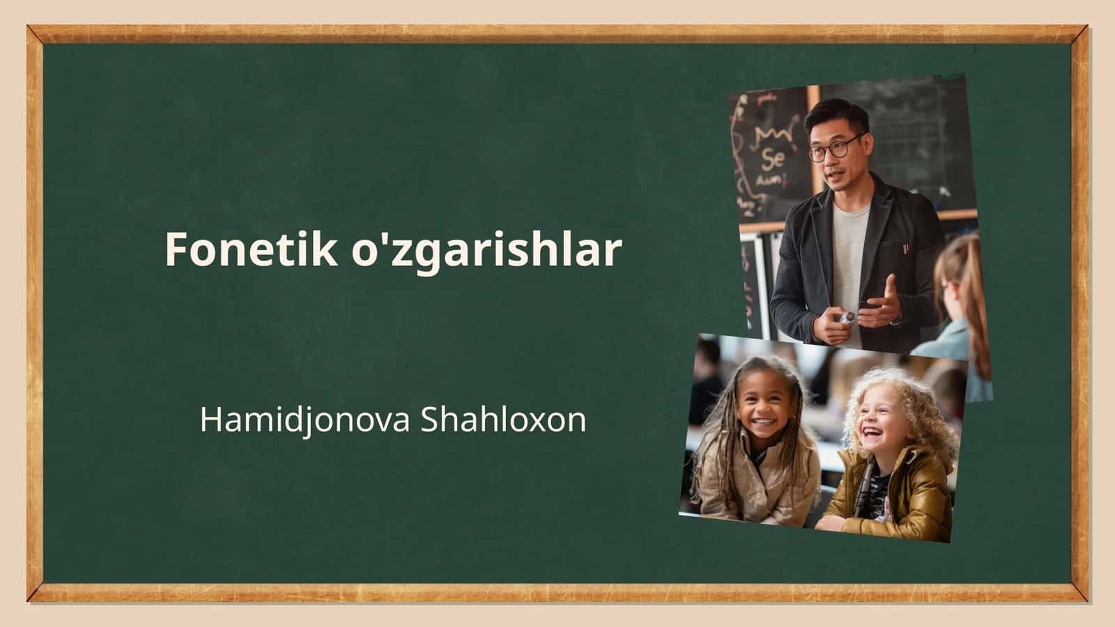 Fonetik o'zgarishlar 1