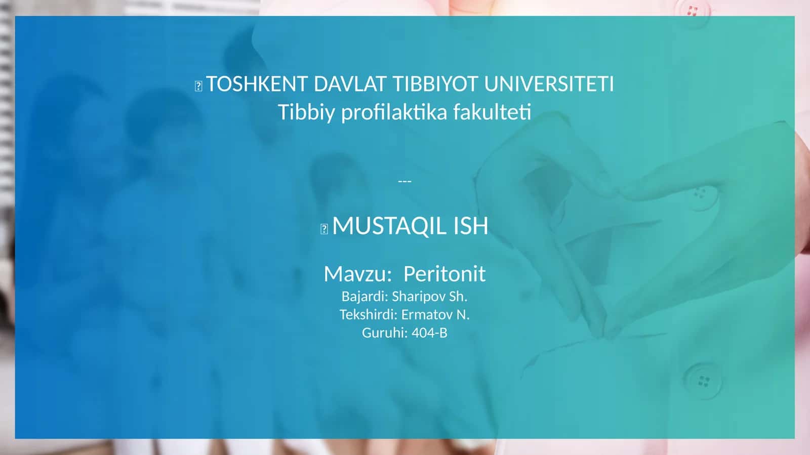 Peritonit 1