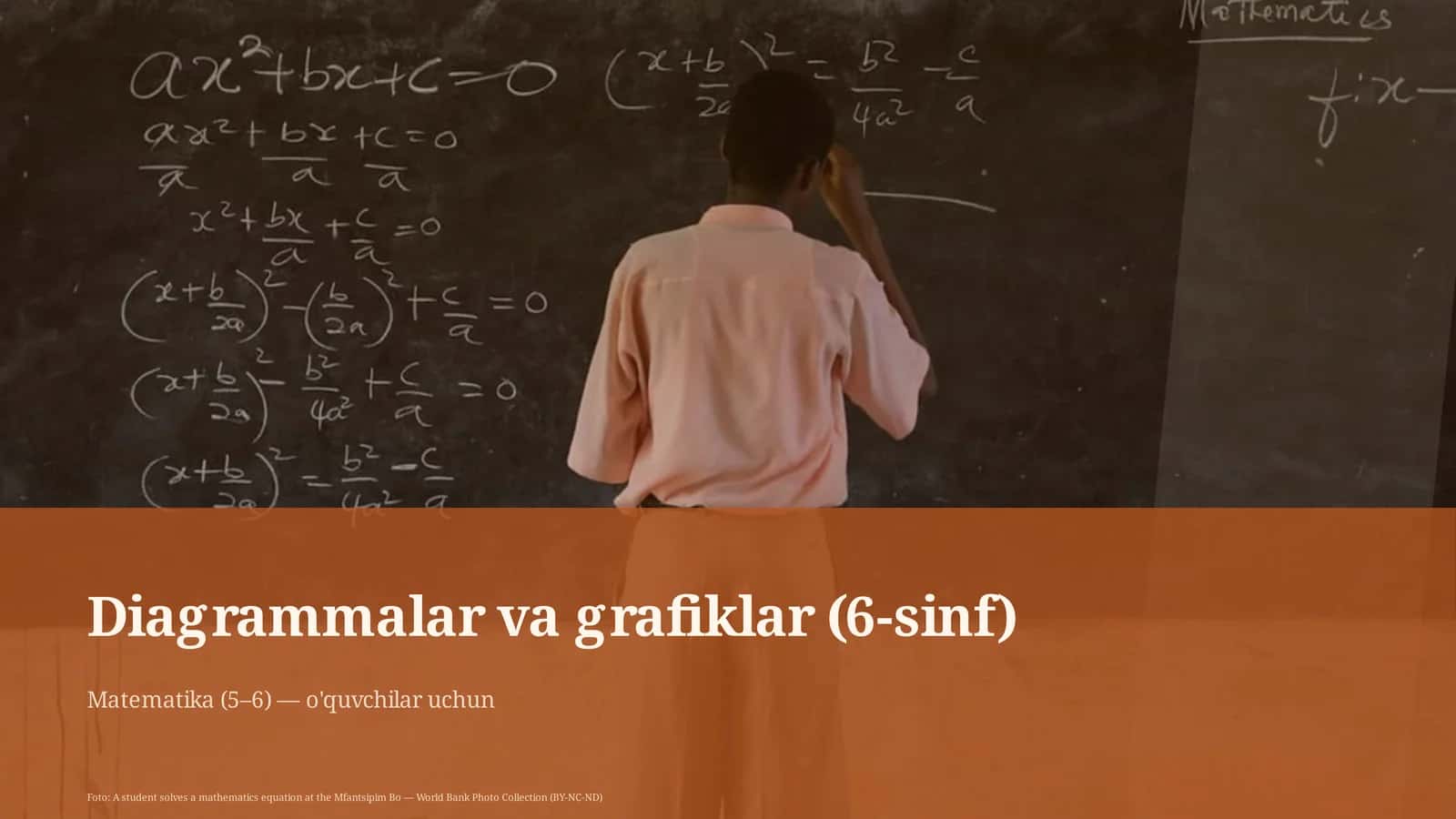 Diagrammalar va grafiklar (6-sinf) 1