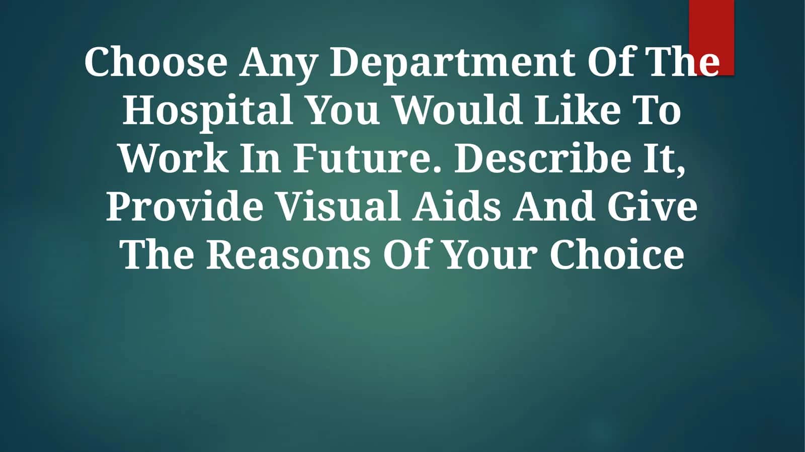 Emergency Department (ED) 1