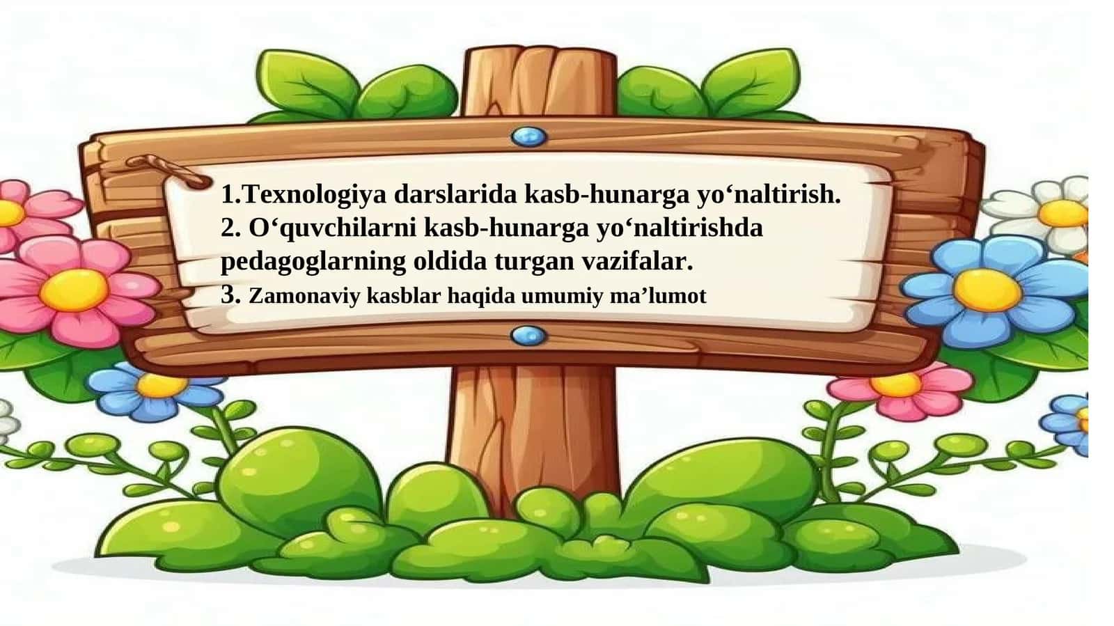 O'quvchilarni Kasb-hunarga Yo'naltirish 1