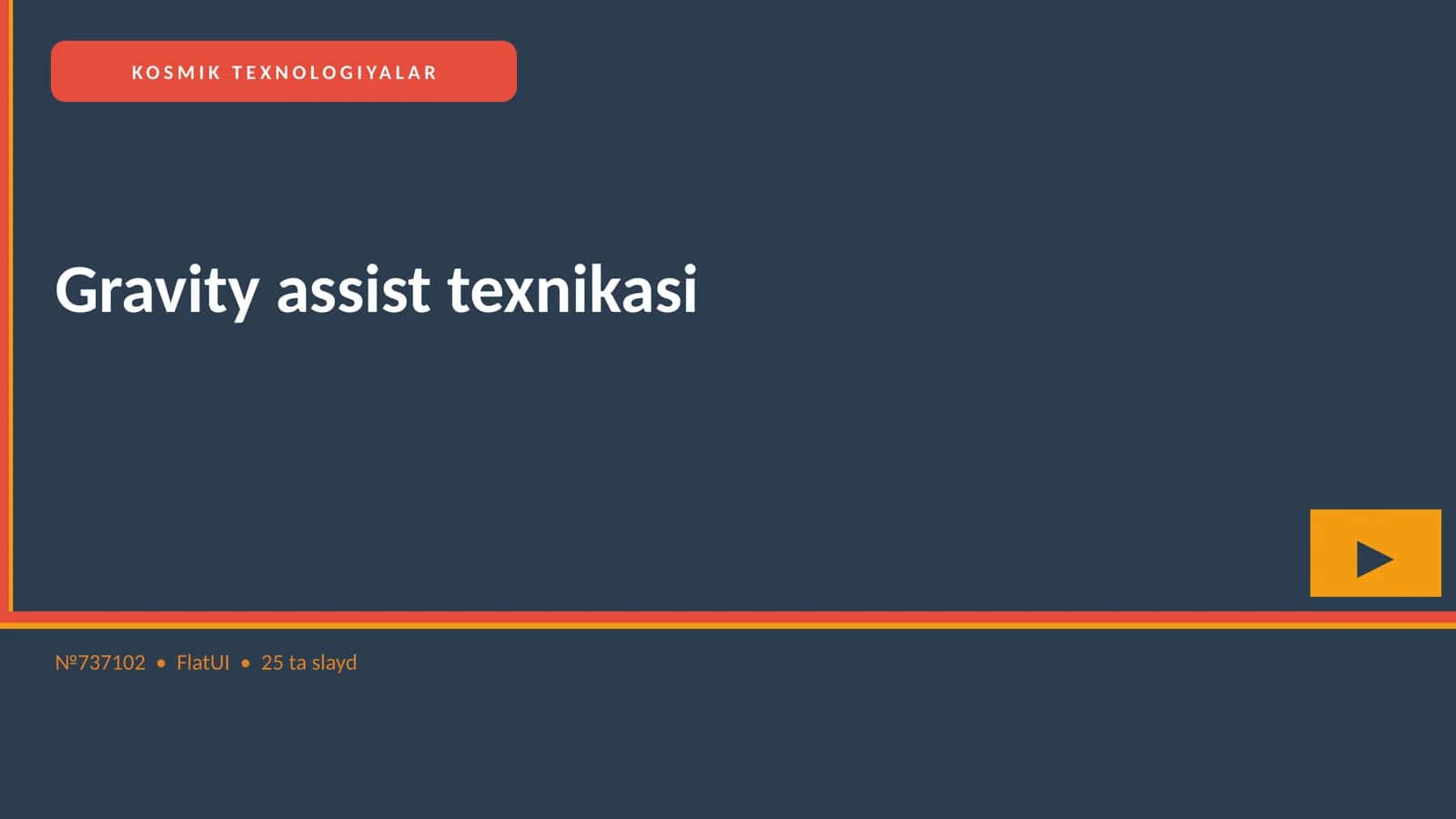 KOSMIK TEXNOLOGIYALAR 1