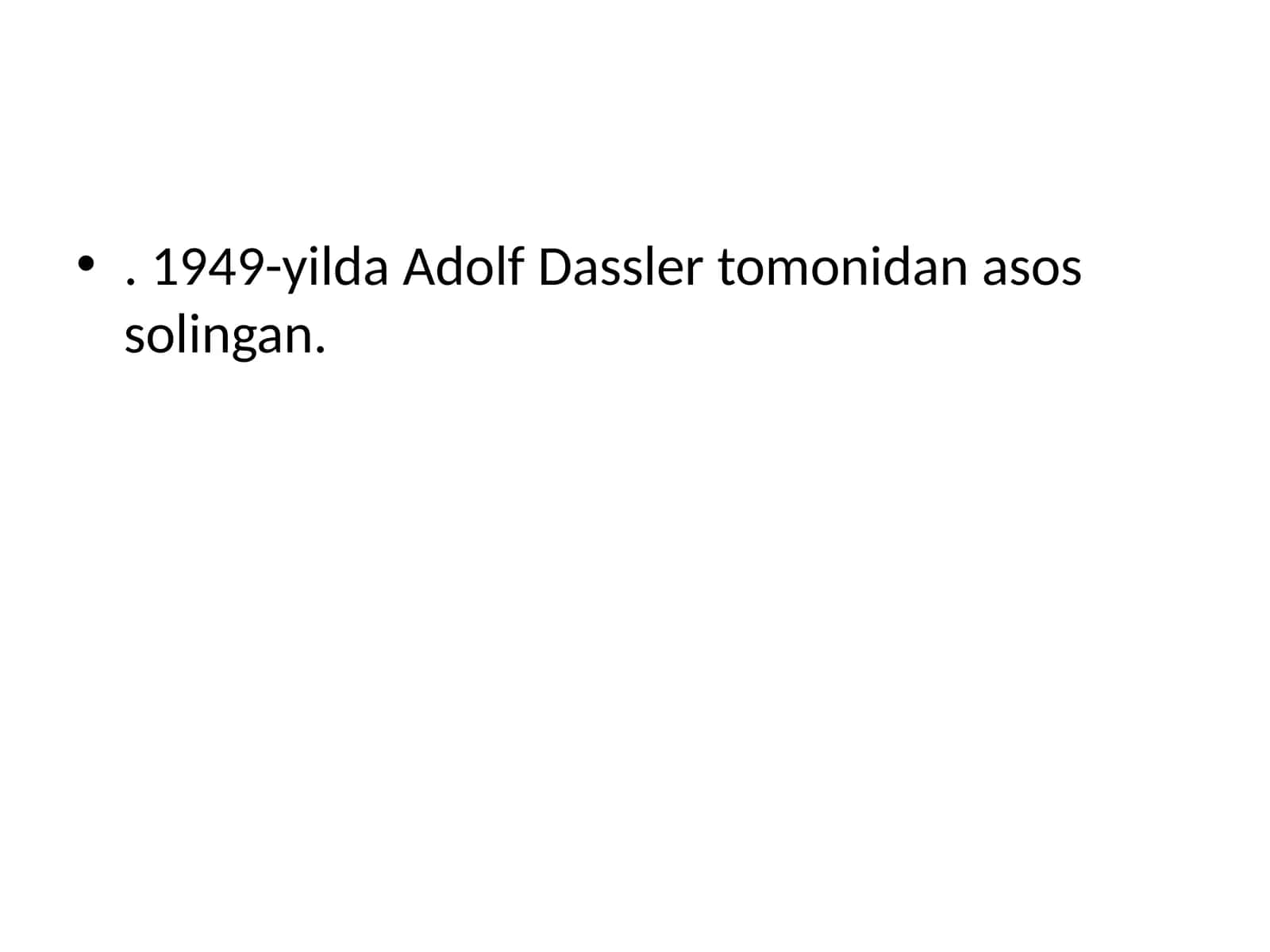 Adidasning Tarixi 1